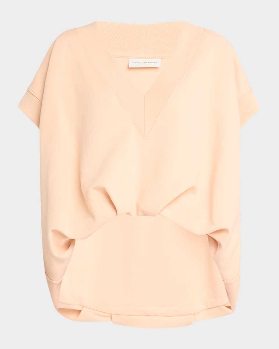 Hann Short-Sleeve Oversized Sweater